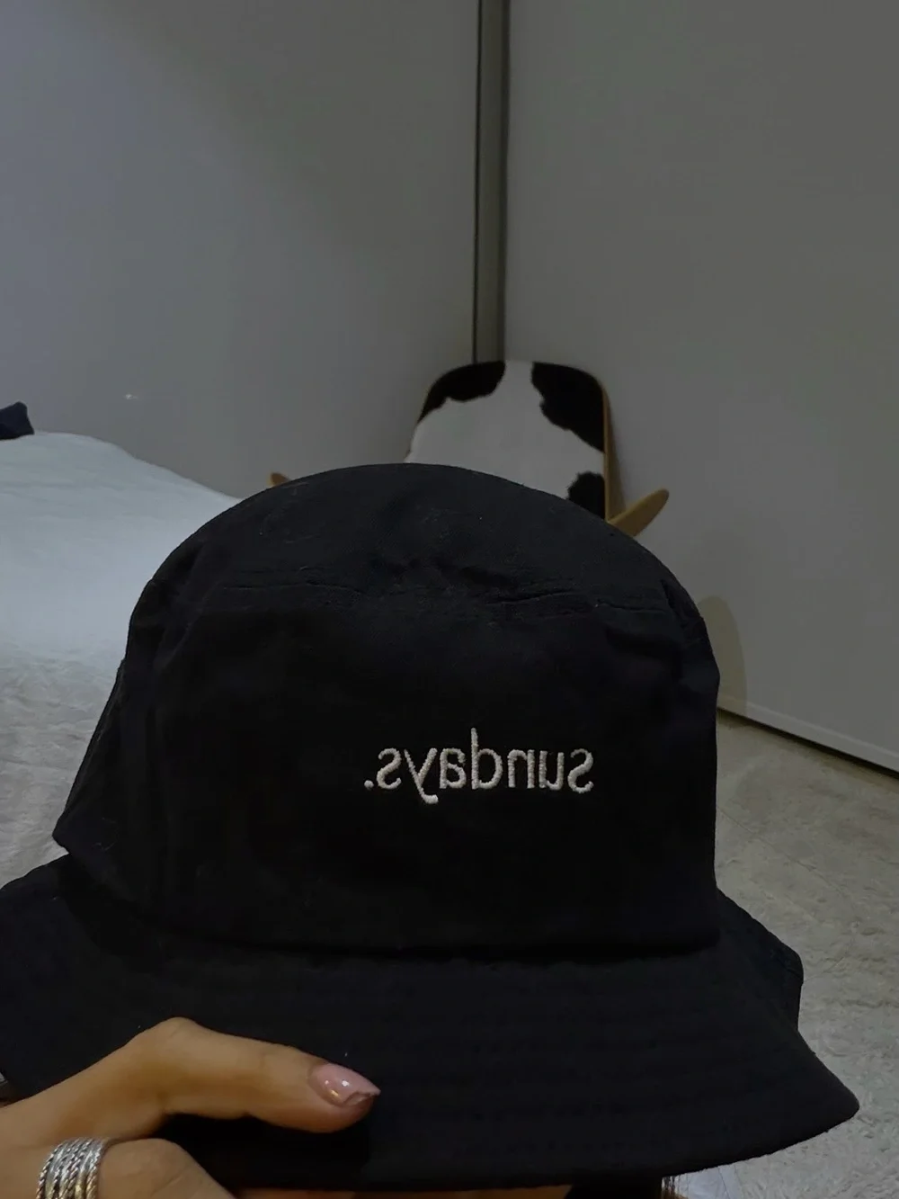 sundays Black Bucket Hat